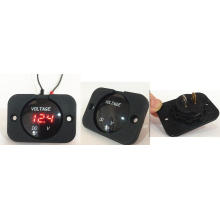 Voltmètre, voltmètre à affichage numérique pour prise de voltmètre de voiture/marine